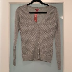 Merona silver sparkle cardigan